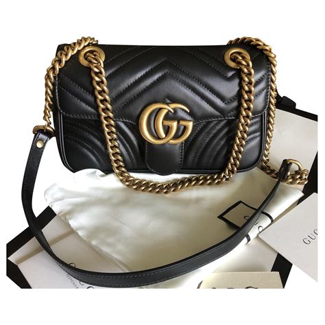 all black gucci marmont|gucci marmont small price.